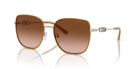 MK 1129J Michael Kors Empire Square 2 Light Gold/Amber Tortoise / Amber Gradient 56 56 / Polyamide / Metal / Metal