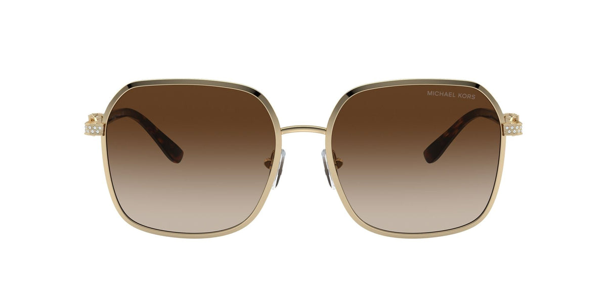 Michael Kors Cadiz 0MK1145B 101413 58 Shiny Light Gold/ Brown Gradient - Blue Star Eyewear