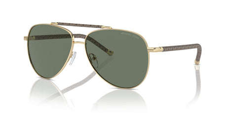 Michael Kors Portugal 0MK1146 10143H 59 Shiny Light Gold/ Green Solid