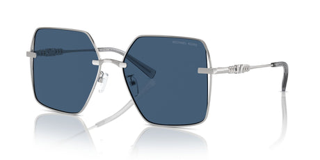Michael Kors Sanya 0MK1157D 18938G 58 Shiny Silver/ Blue Solid