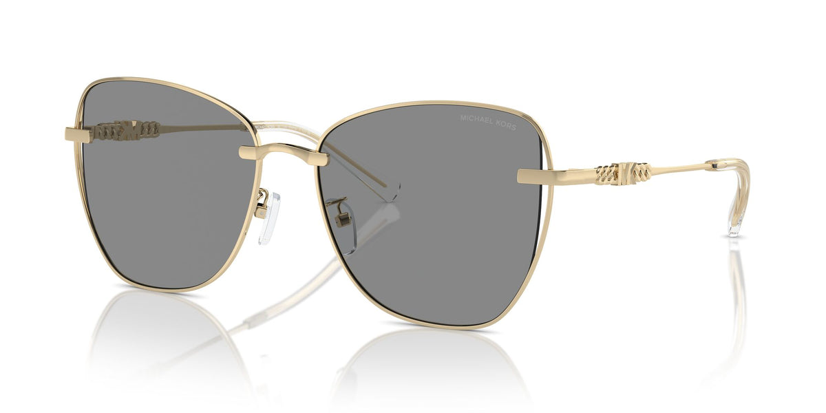 Michael Kors Beijing 0MK1158D 10143F 59 Shiny Light Gold/ Grey Solid