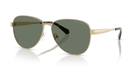 Michael Kors Biarritz 0MK1160 10143H 59 Light Gold Shiny/ Green Solid