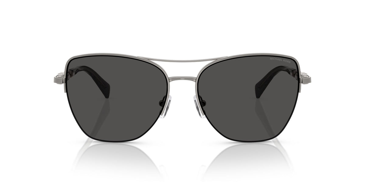 Michael Kors Dorado Beach MK1163 100287 57 Gunmetal Shiny / Dark Grey Solid