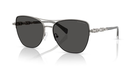 Michael Kors Dorado Beach MK1163 100287 57 Gunmetal Shiny / Dark Grey Solid