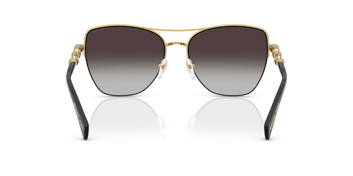 Michael Kors Dorado Beach MK1163 18968G 57 Yellow Gold Shiny / Dark Grey Gradient