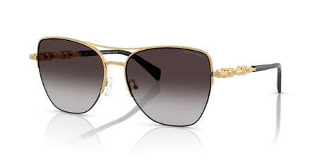 Michael Kors Dorado Beach MK1163 18968G 57 Yellow Gold Shiny / Dark Grey Gradient