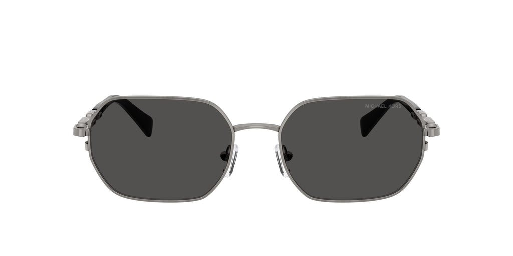 Michael Kors Saint Martin MK1165 100287 57 Gunmetal Shiny / Dark Grey Solid