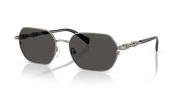 Michael Kors Saint Martin MK1165 100287 57 Gunmetal Shiny / Dark Grey Solid