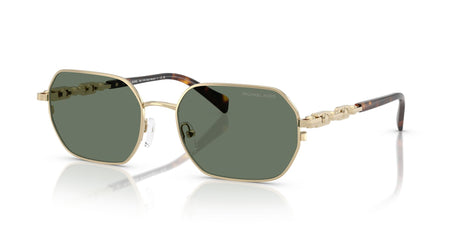 Michael Kors Saint Martin MK1165 10143H 57 Light Gold Shiny / Green Solid