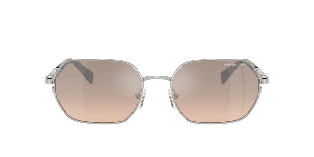 Michael Kors Saint Martin MK1165 18933D 57 Silver Shiny / Khaki Silver Gradient