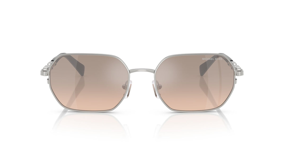 Michael Kors Saint Martin MK1165 18933D 57 Silver Shiny / Khaki Silver Gradient