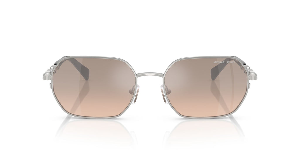 Michael Kors Saint Martin MK1165 18933D 57 Silver Shiny / Khaki Silver Gradient