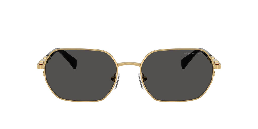 Michael Kors Saint Martin MK1165 189687 57 Yellow Gold Shiny / Dark Grey Solid