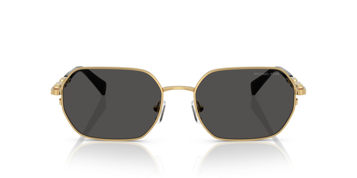 Michael Kors Saint Martin MK1165 189687 57 Yellow Gold Shiny / Dark Grey Solid