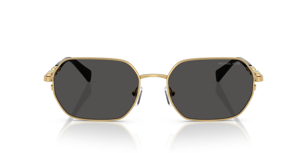 Michael Kors Saint Martin MK1165 189687 57 Yellow Gold Shiny / Dark Grey Solid