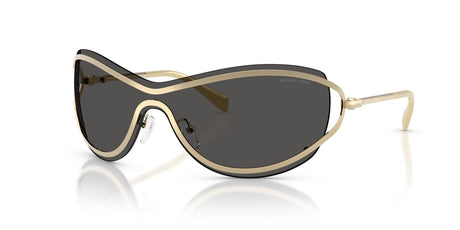Michael Kors La Praia MK1166 101487 38 Light Gold Shiny / Dark Grey Solid
