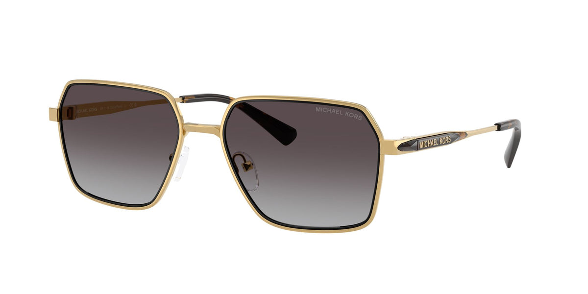 Michael Kors Dana Point 0MK1176 18963C 57 Shiny Yellow Gold/ Dark Grey Gradient