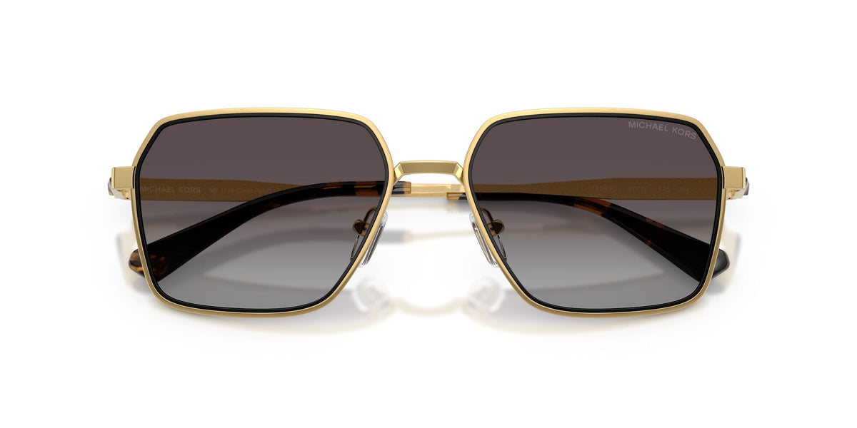 Michael Kors Dana Point 0MK1176 18963C 57 Shiny Yellow Gold/ Dark Grey Gradient