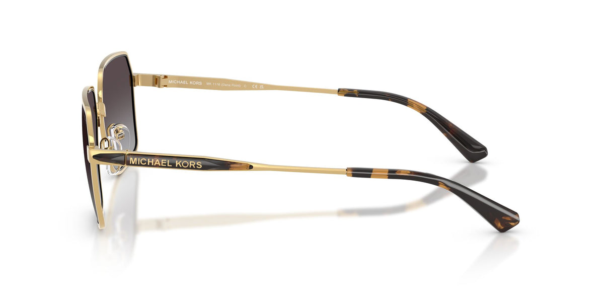 Michael Kors Dana Point 0MK1176 18963C 57 Shiny Yellow Gold/ Dark Grey Gradient