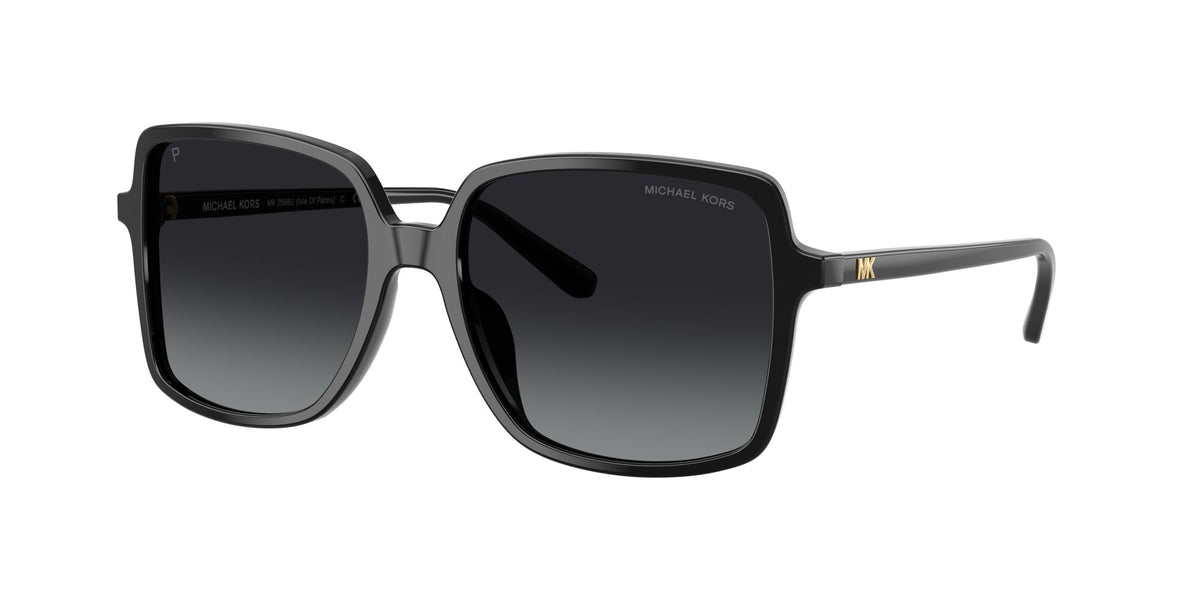 Michael Kors Isle Of Palms 0MK2098U 3781T3 56 Black/ Grey Gradient Polarized