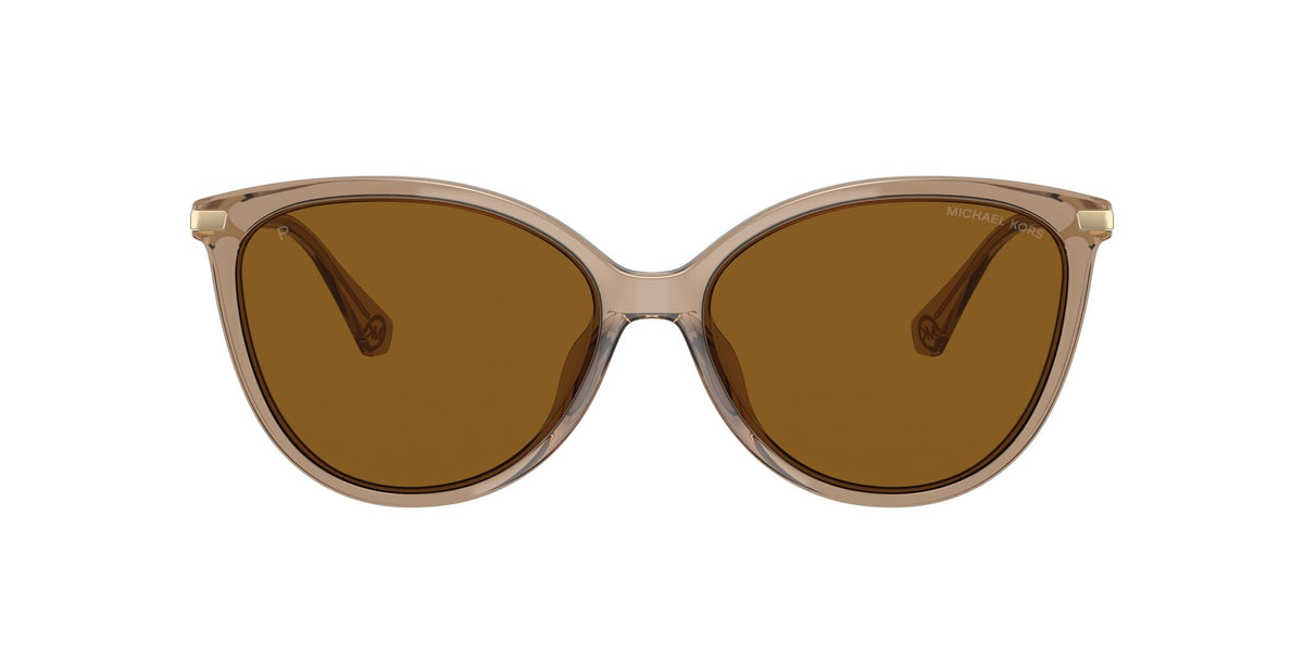 Michael Kors Dupont 0MK2184U 3938T5 58 Brown Transparent/ Brown Gradient Polarized - Blue Star Eyewear