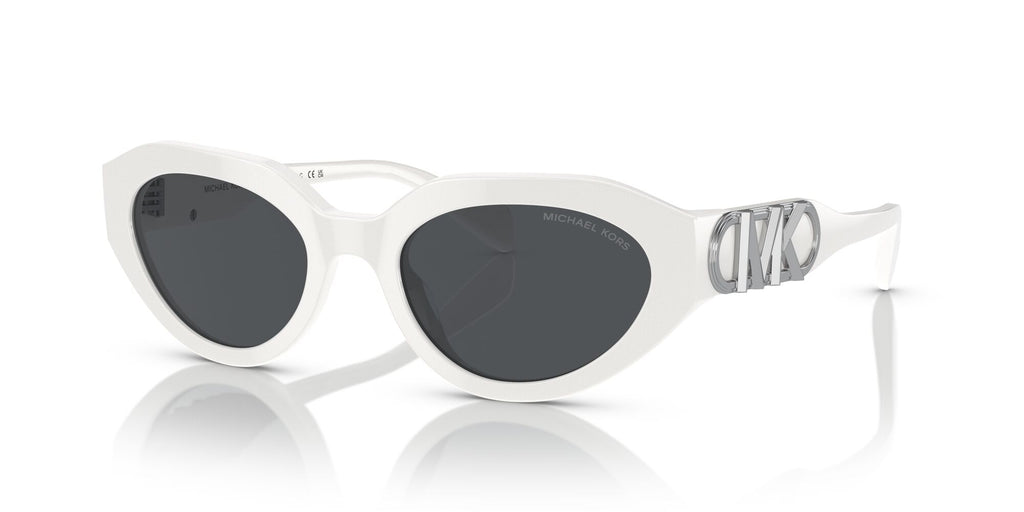 Michael Kors Empire Oval 0MK2192 310087 53 Optic White/ Grey Solid 53 / Polycarbonate / Acetate / Acetate