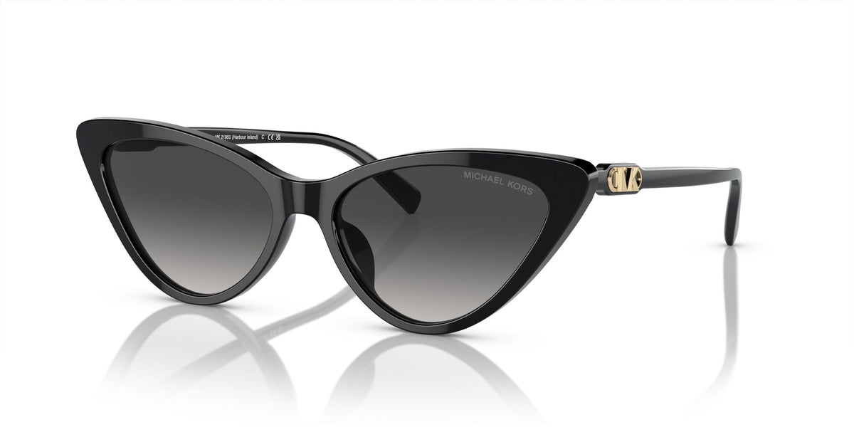 Michael Kors Harbour Island 0MK2195U 30058G 56 Black/ Dark Grey Gradient 56 / Polyamide Bio / Acetate / Acetate