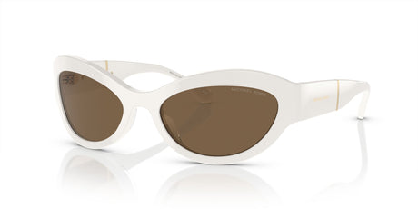 Michael Kors Burano 0MK2198 310073 59 Optic White/ Brown Solid 59 / Polyamide / Acetate / Acetate