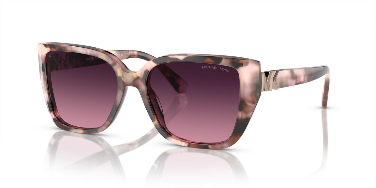 Michael Kors Acadia 0MK2199 3946F4 55 Pink Pearlized Tortoise/ Burgundy Gradient Polar 55 / Cr39 / Acetate / Metal
