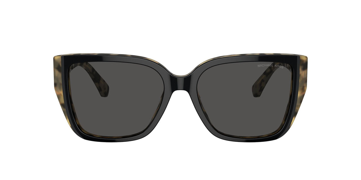 Michael Kors Acadia 0MK2199 395087 57 Bi-layer Black/Amber Tortoise/ Dark Grey Solid