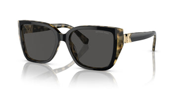 Michael Kors Acadia 0MK2199 395087 55 Bi-layer Black/Amber Tortoise/ Dark Grey Solid 55 / Polyamide / Acetate / Metal