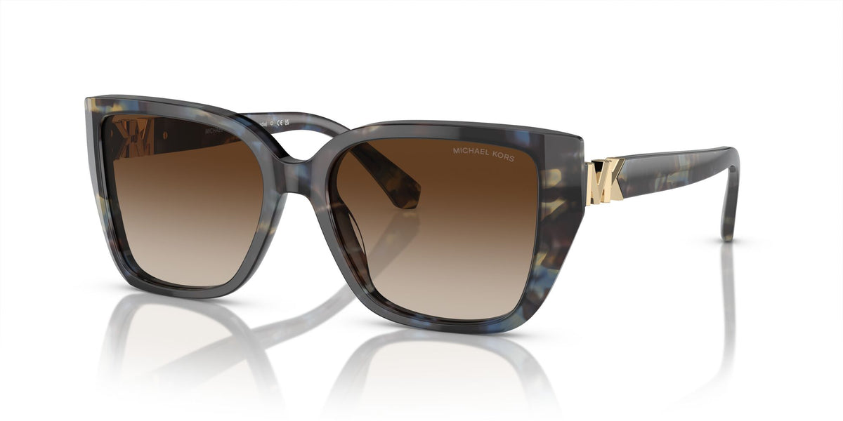 Michael Kors Acadia 0MK2199 395213 55 Bright Blue Tortoise/ Brown Gradient 55 / Polycarbonate / Acetate / Metal