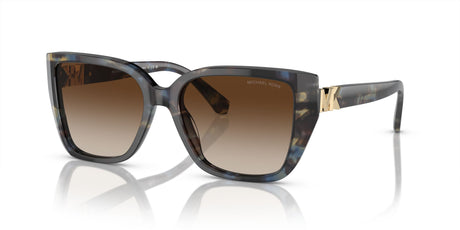Michael Kors Acadia 0MK2199 395213 55 Bright Blue Tortoise/ Brown Gradient 55 / Polycarbonate / Acetate / Metal
