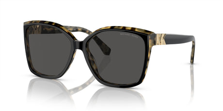 Michael Kors Malia 0MK2201 395087 58 Black/Amber Tortoise/ Dark Grey Solid