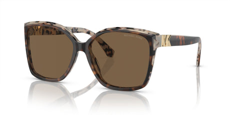 Michael Kors Malia 0MK2201 395173 58 Dark Tortoise/Cream Tortoise/ Brown Solid 58 / Polyamide / Acetate / Metal