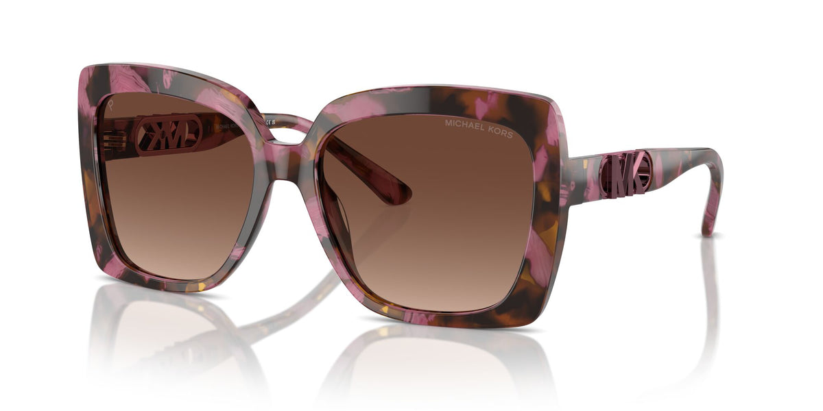 Michael Kors Nice 0MK2213 3998T5 57 Plum Graphic Tortoise/ Brown Gradient Polarized