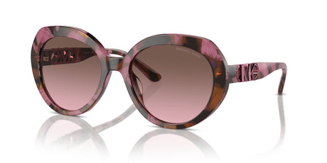 Michael Kors San Lucas 0MK2214U 39989T 56 Plum Graphic Tortoise/ Cordovan Gradient