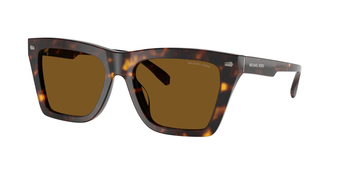 Michael Kors Pebble Beach 0MK2225U 300683 56 Dark Tortoise/ Dark Brown Solid Polar