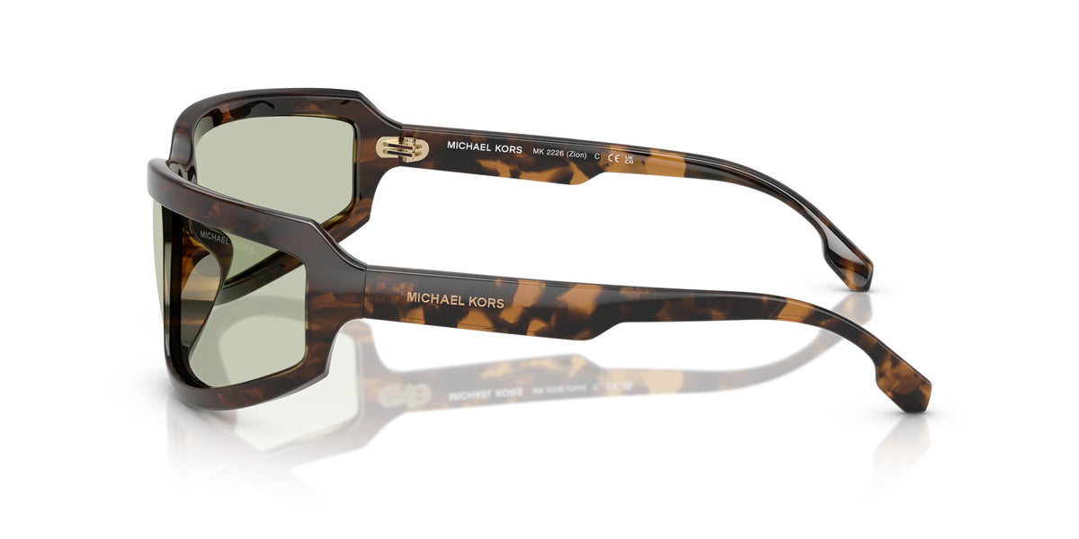 Michael Kors Zion 0MK2226 3006/2 72 Dark Tortoise/ Green Solid