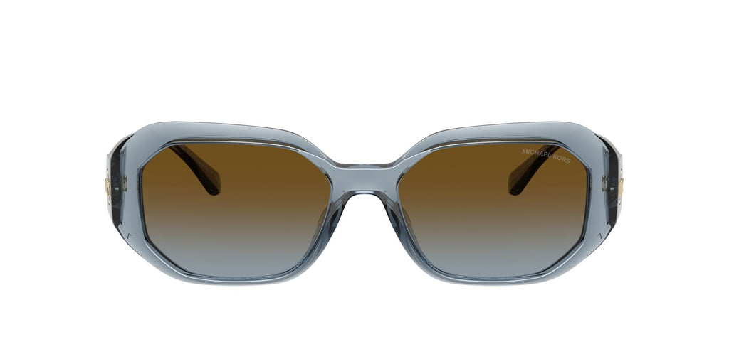 Michael Kors Siesta Key MK2240U 401413 54 Denim Transparent / Brown Blue Gradient