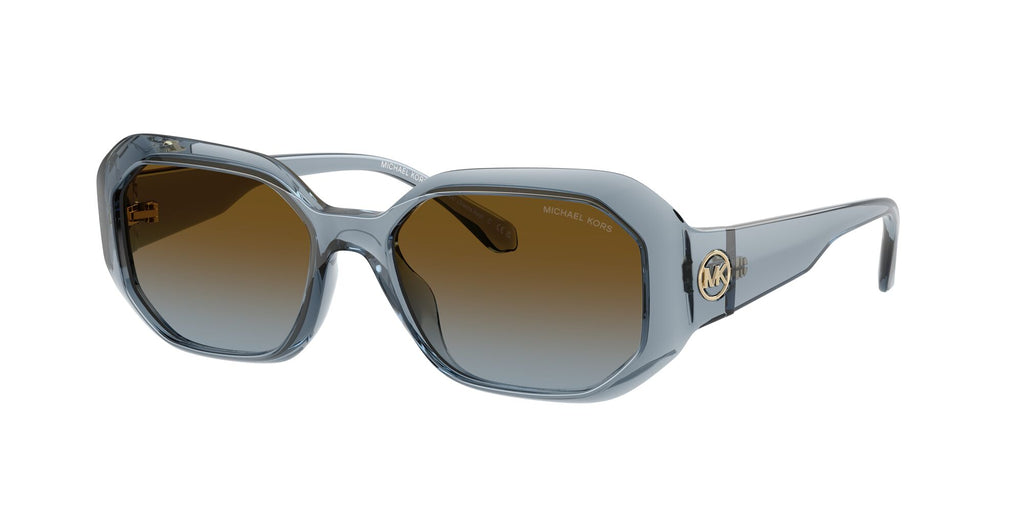 Michael Kors Siesta Key MK2240U 401413 54 Denim Transparent / Brown Blue Gradient