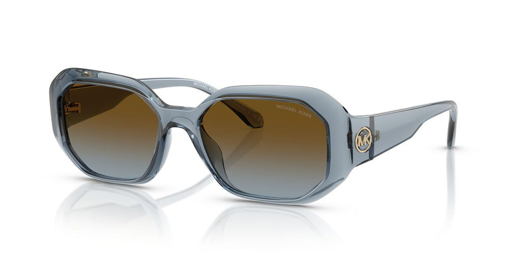 Michael Kors Siesta Key MK2240U 401413 54 Denim Transparent / Brown Blue Gradient