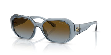 Michael Kors Siesta Key MK2240U 401413 54 Denim Transparent / Brown Blue Gradient