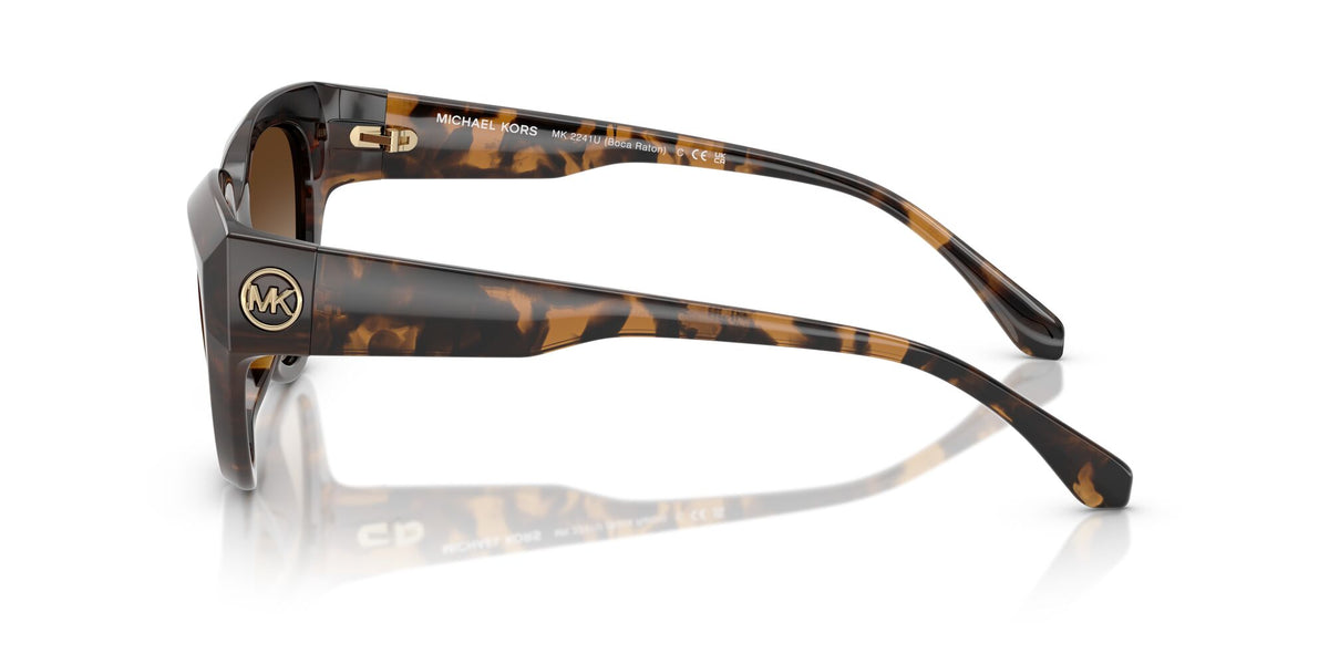 Michael Kors Boca Raton MK2241U 300613 55 Dark Tortoise / Smoke Gradient