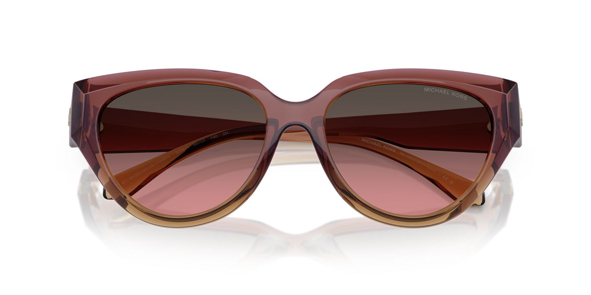 Michael Kors Boca Raton MK2241U 325611 55 Dusty Rose Light Brown / Brown Rose Gradient
