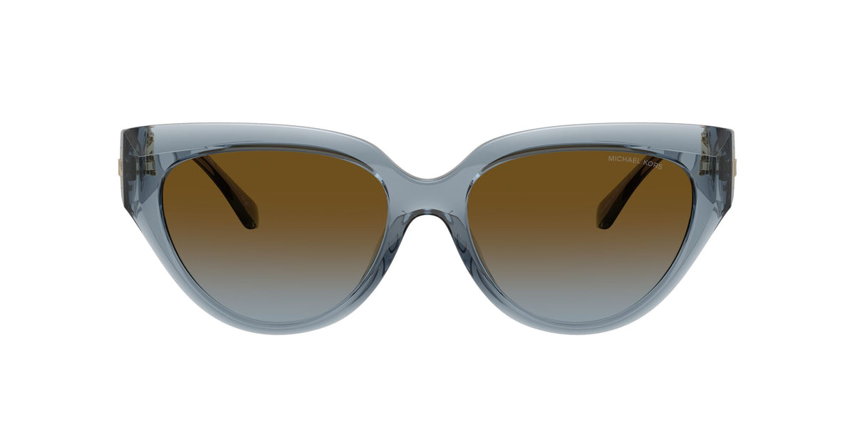 Michael Kors Boca Raton MK2241U 401413 55 Denim Transparent / Brown Blue Gradient