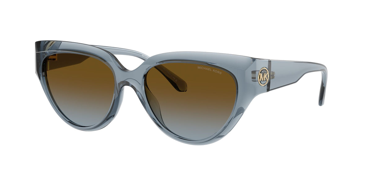 Michael Kors Boca Raton MK2241U 401413 55 Denim Transparent / Brown Blue Gradient