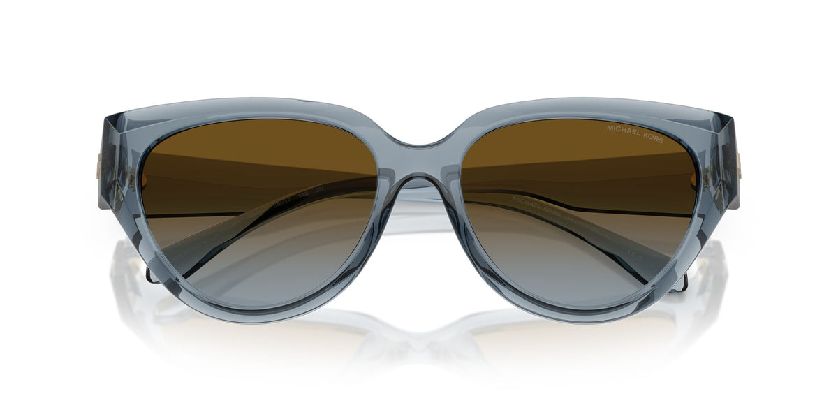 Michael Kors Boca Raton MK2241U 401413 55 Denim Transparent / Brown Blue Gradient