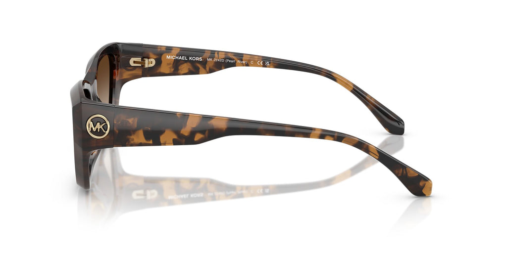 Michael Kors Pearl River MK2242D 300613 56 Dark Tortoise / Smoke Gradient