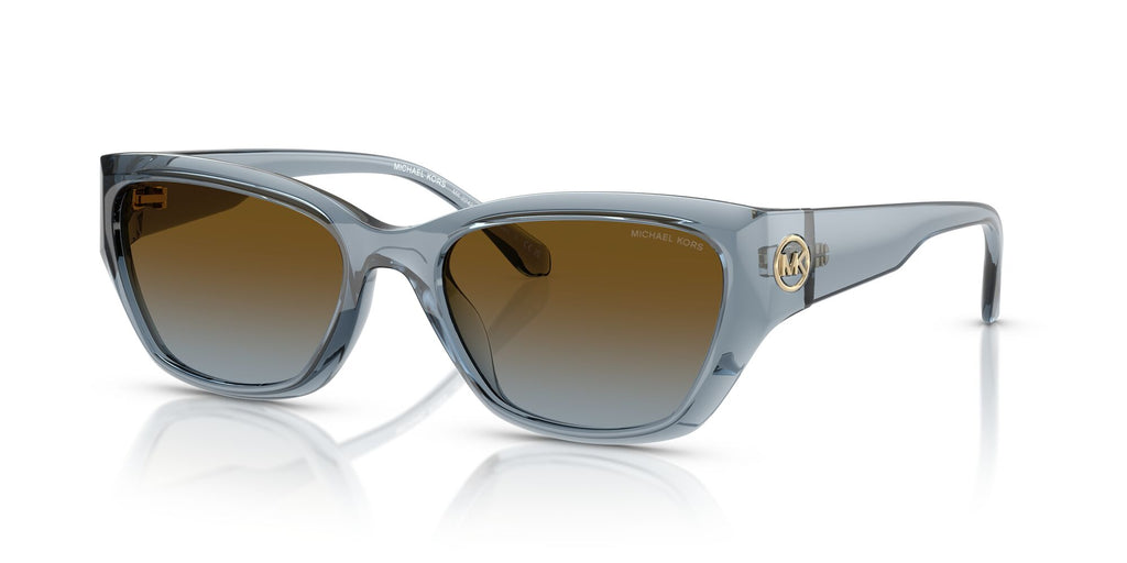 Michael Kors Pearl River MK2242D 401413 56 Denim Transparent / Brown Blue Gradient